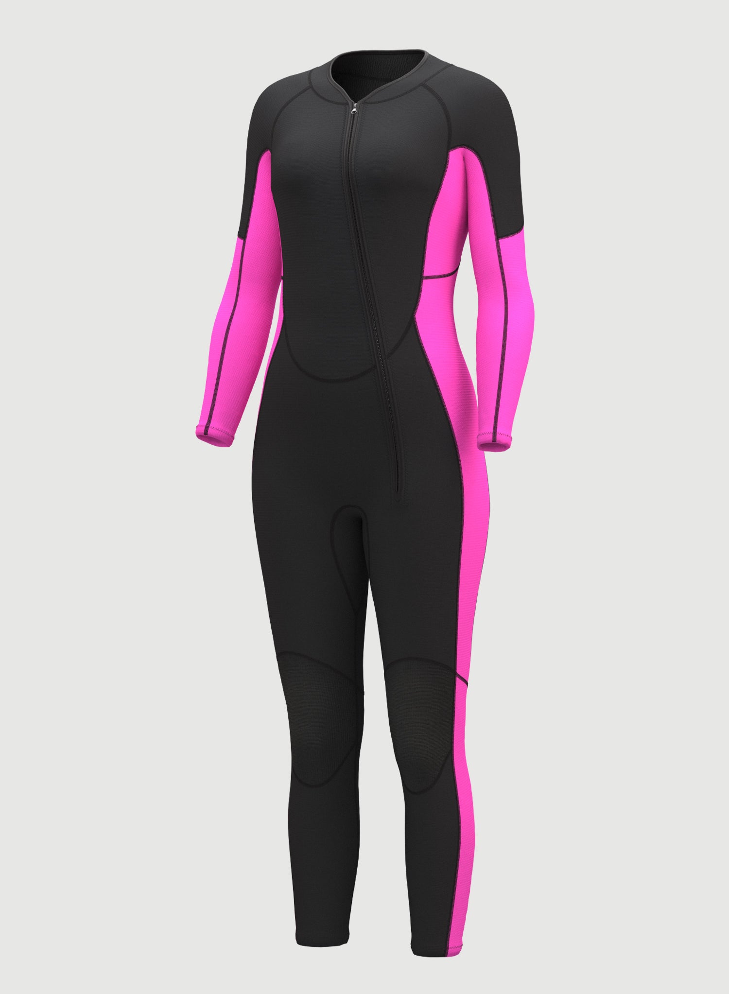 Women Wetsuit 3/2mm Neoprene Full Suit Pink | OEM Custom