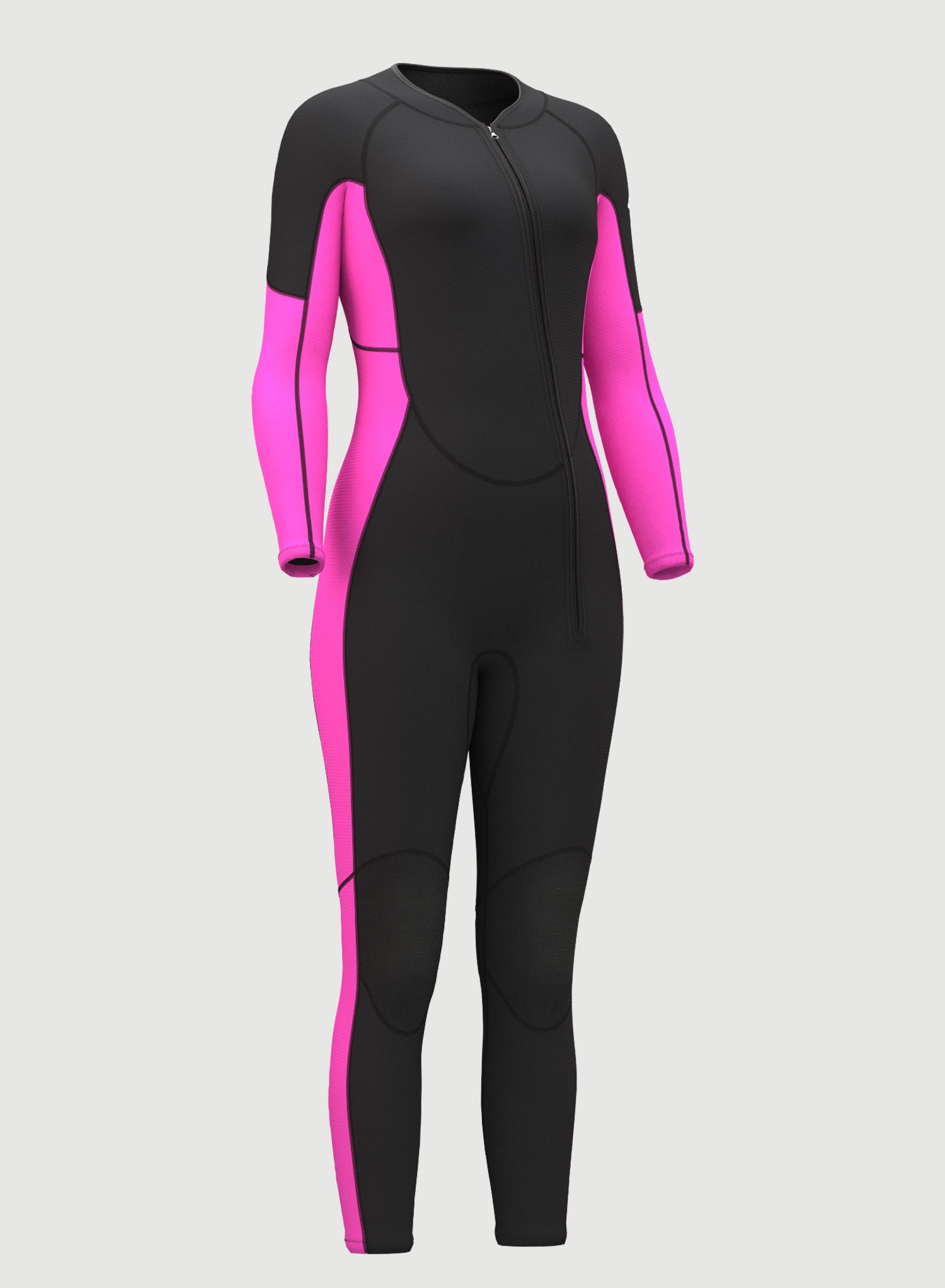 Women Wetsuit 3/2mm Neoprene Full Suit Pink | OEM Custom