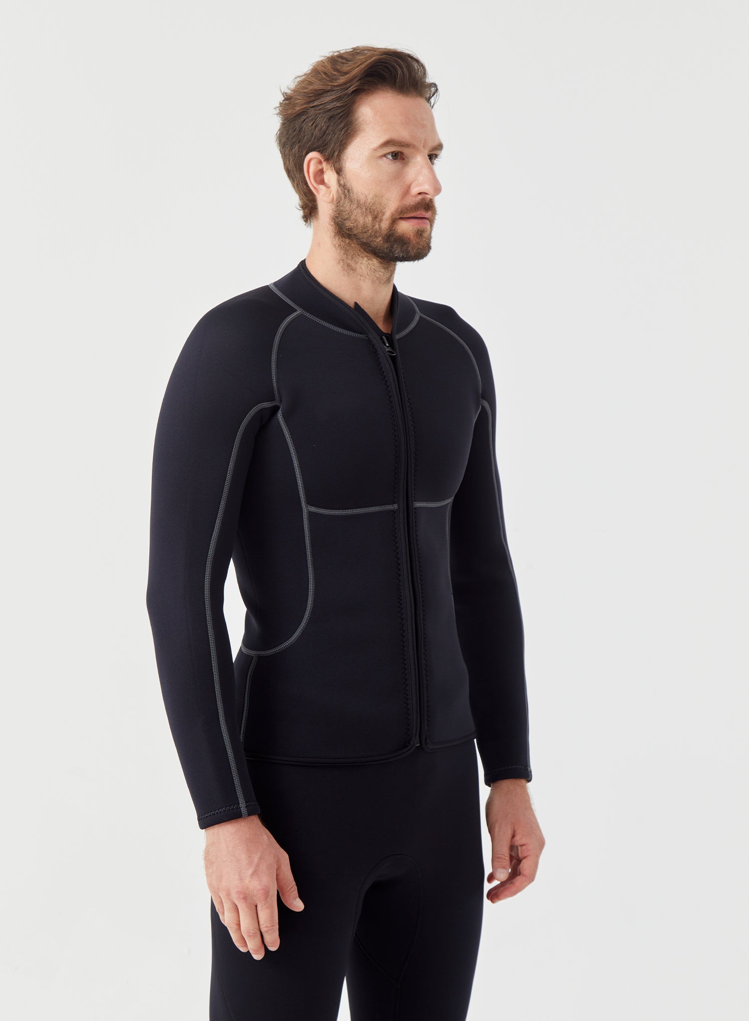 Men Wetsuit 3/2mm Neoprene Full Suit Black | OEM Custom