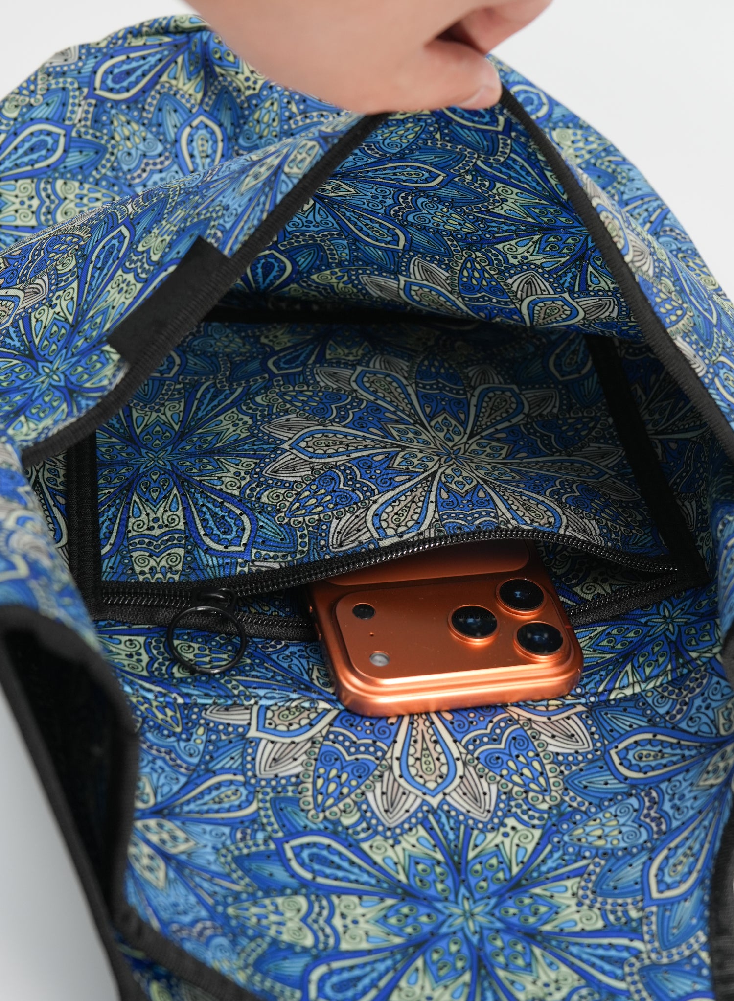 Neoprene Yoga Mat Bag Blue | OEM Custom