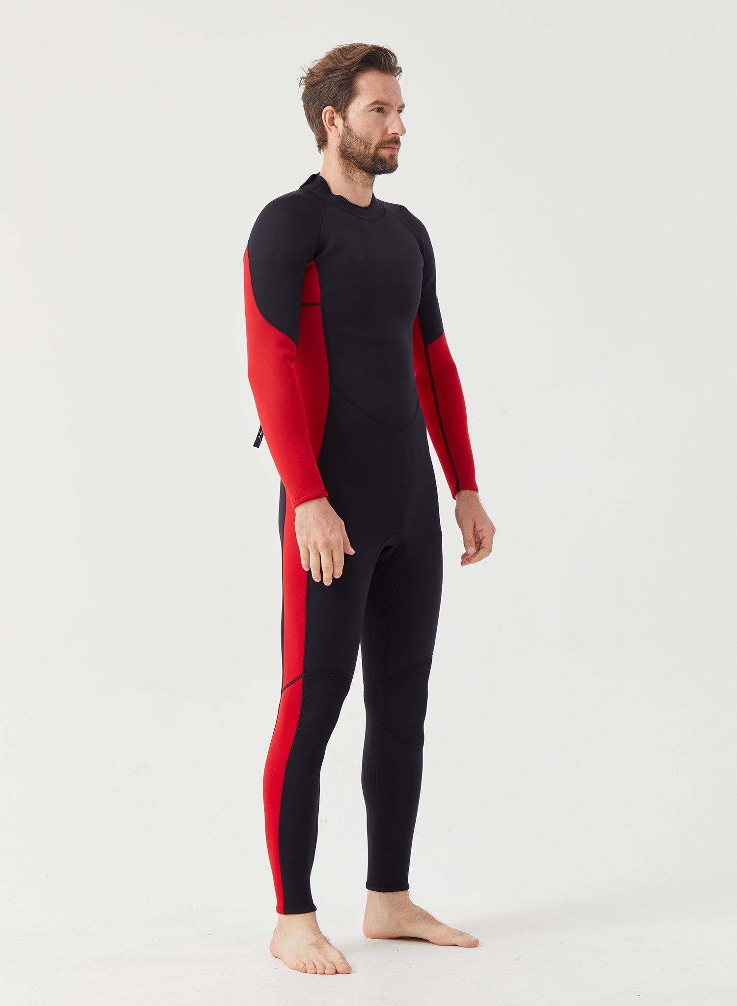 Men Wetsuit 3/2mm Neoprene Full Suit Red | OEM Custom