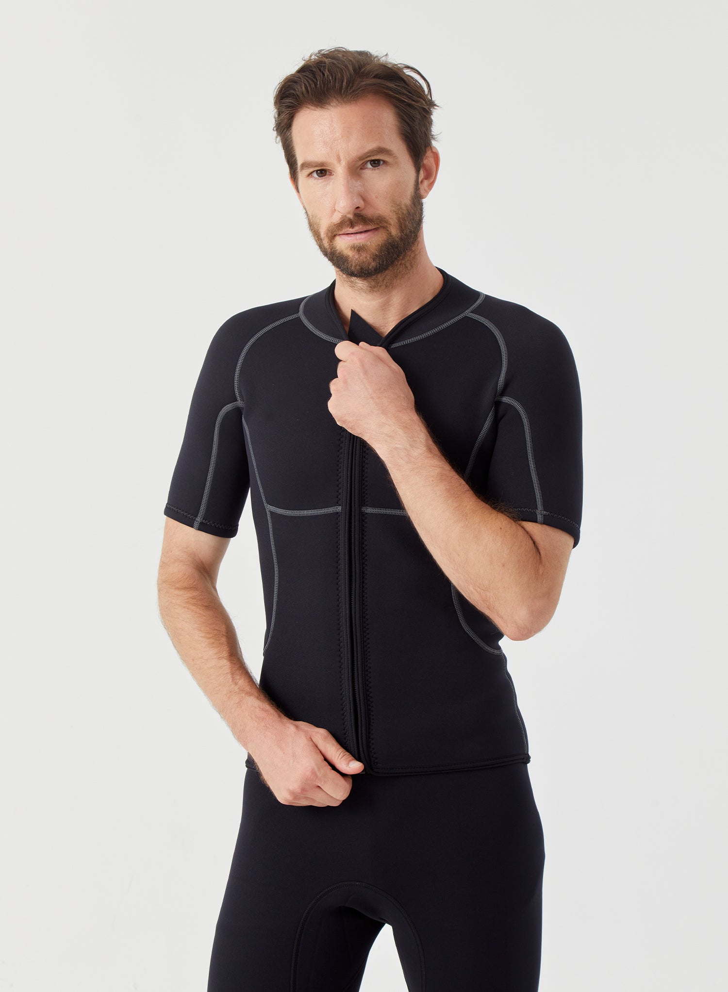 Men Wetsuit Tops 2mm Neoprene Short Sleeve | OEM Custom