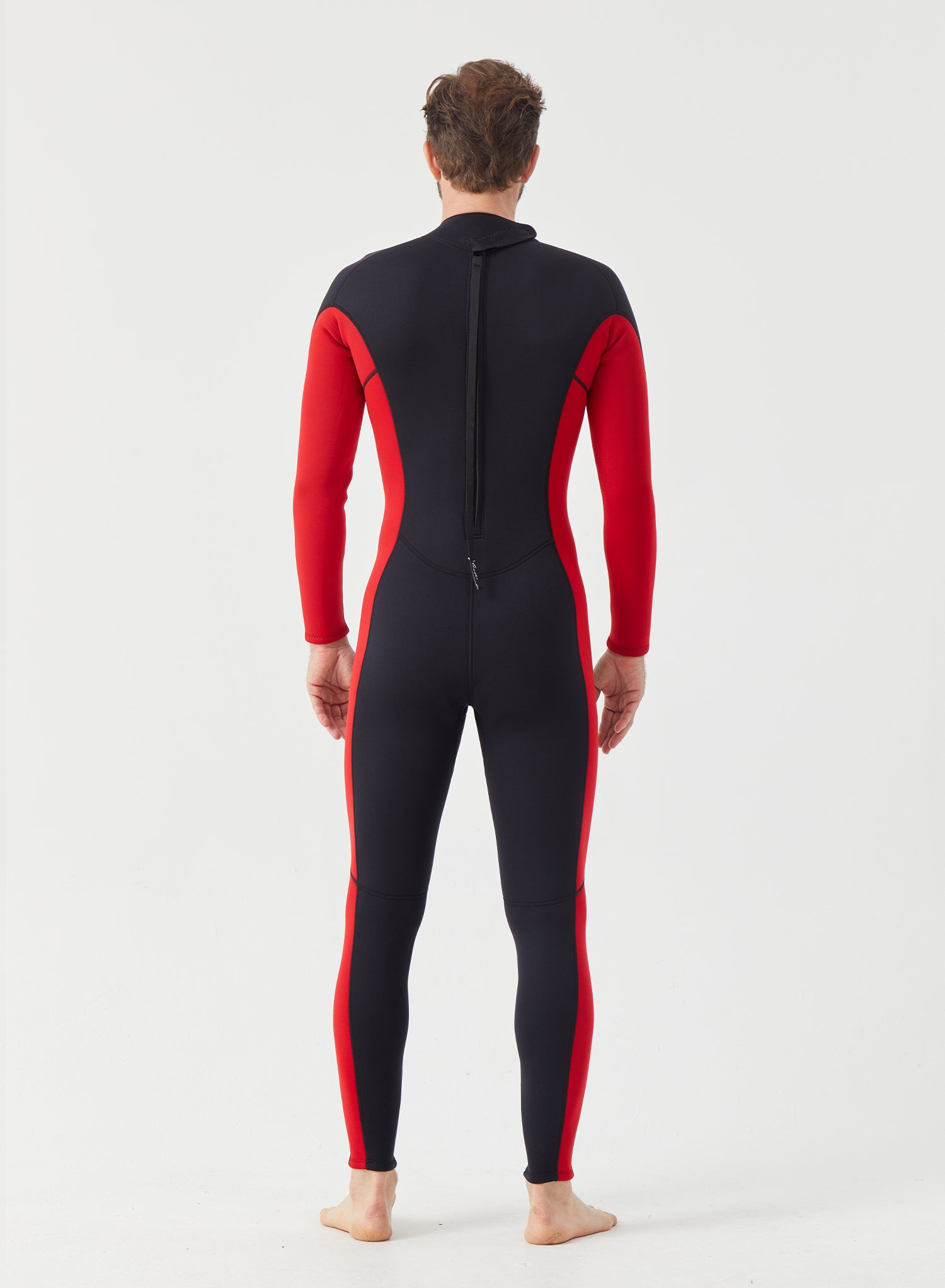 Men Wetsuit 3/2mm Neoprene Full Suit Red | OEM Custom