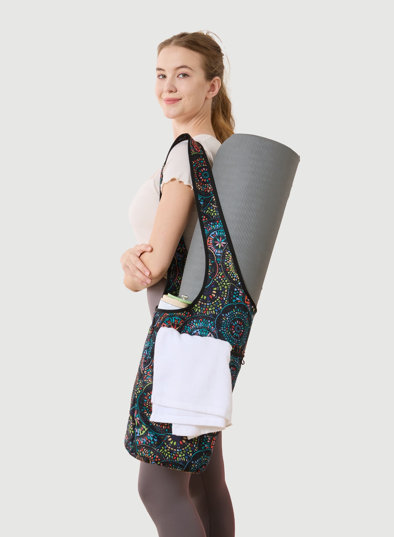 Neoprene Yoga Mat Bag Black | OEM Custom