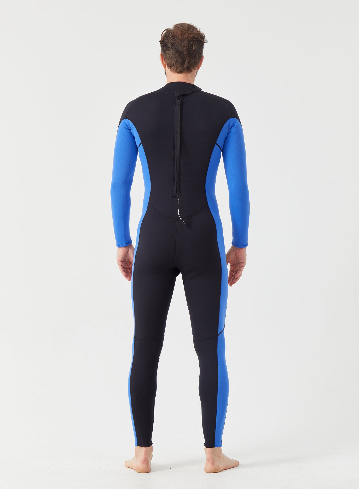 Men Wetsuit 3/2mm Neoprene Full Suit Blue | OEM Custom