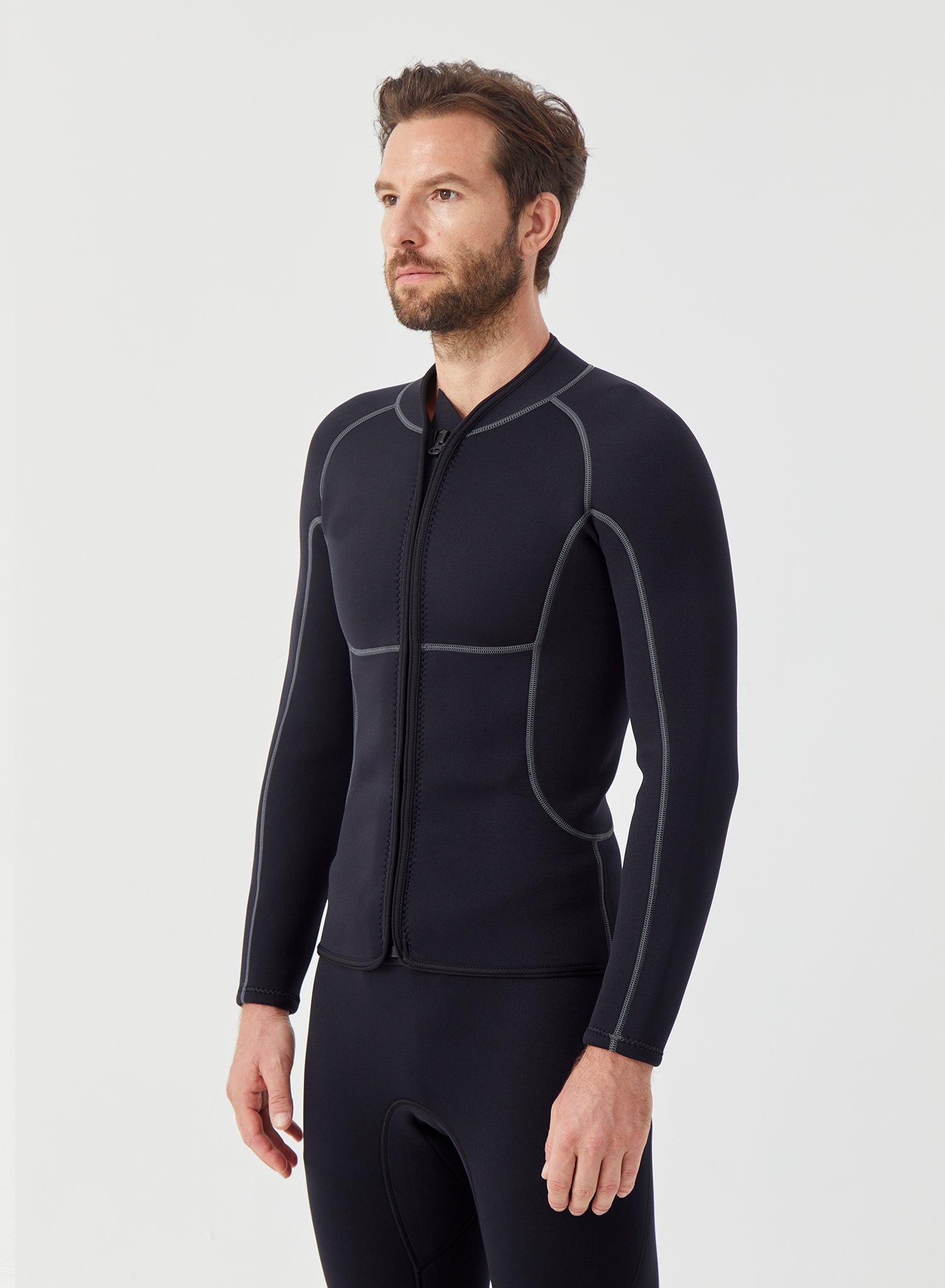 Men Wetsuit 3/2mm Neoprene Full Suit Black | OEM Custom