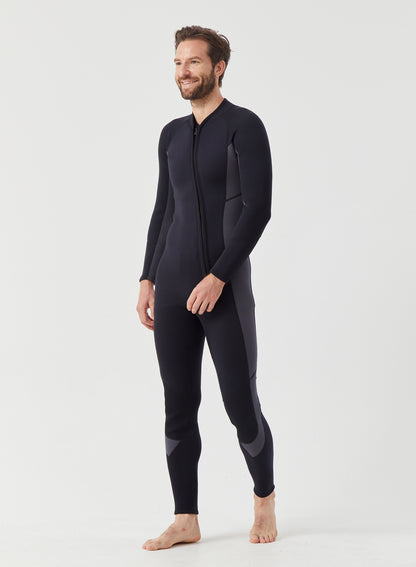 Men Wetsuit 3/2mm Neoprene Full Suit Grey | OEM Custom
