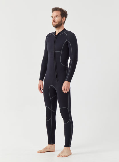 Men Wetsuit 3/2mm Neoprene Full Suit Black | OEM Custom