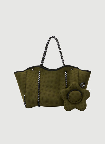 Neoprene Tote Bag Green | OEM Custom