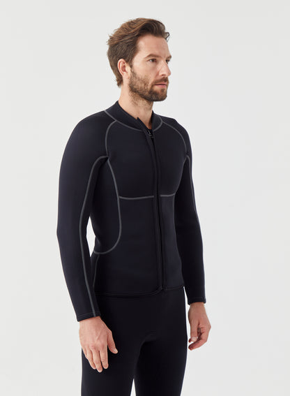 Men Wetsuit 3/2mm Neoprene Full Suit Black | OEM Custom