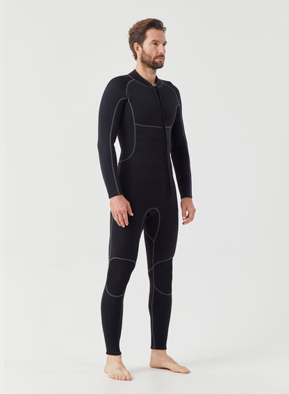Men Wetsuit 3/2mm Neoprene Full Suit Black | OEM Custom