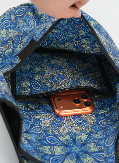 Neoprene Yoga Mat Bag Blue | OEM Custom