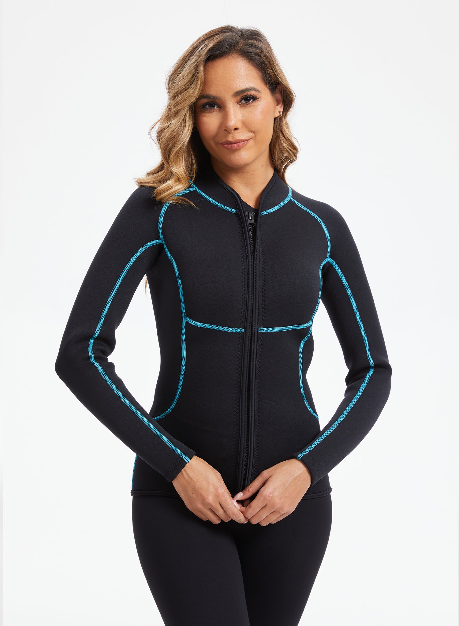 Women Wetsuit Tops 2mm Neoprene Long Sleeves | OEM Custom