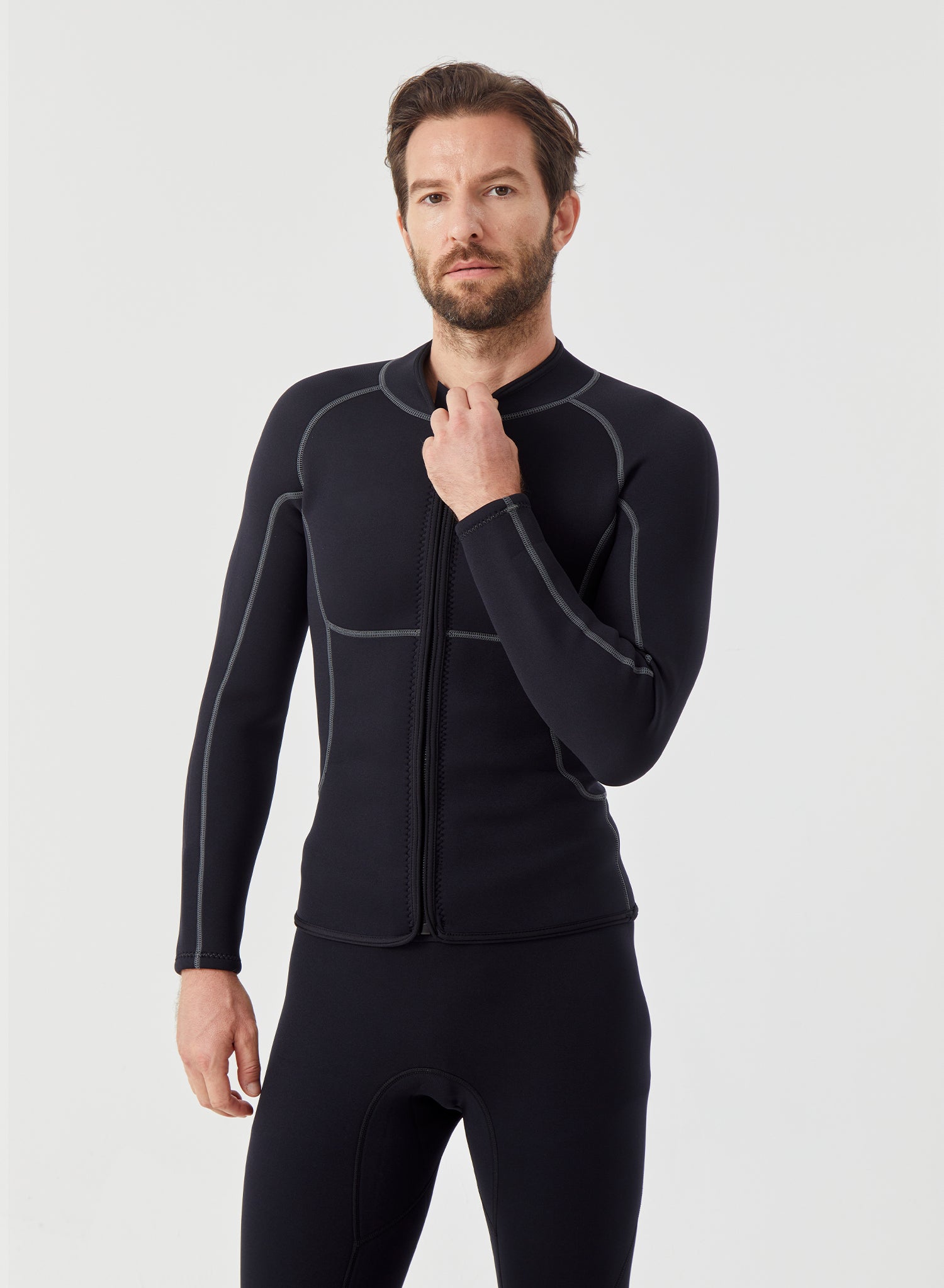 Men Wetsuit 3/2mm Neoprene Full Suit Black | OEM Custom