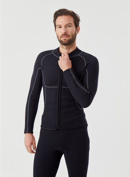 Men Wetsuit 3/2mm Neoprene Full Suit Black | OEM Custom