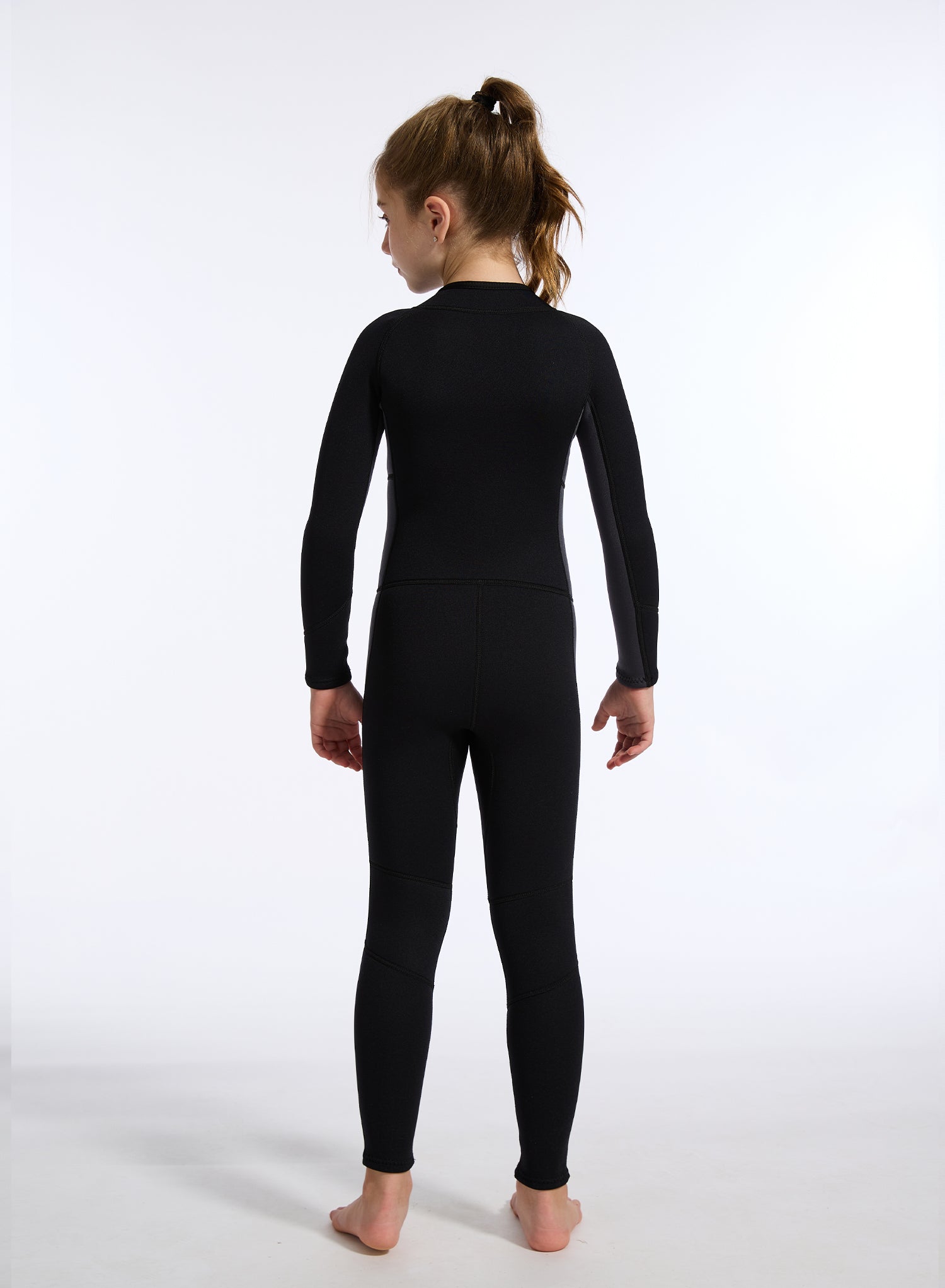 Kids  Wetsuit 3/2mm Neoprene Full Suit Grey | OEM Custom
