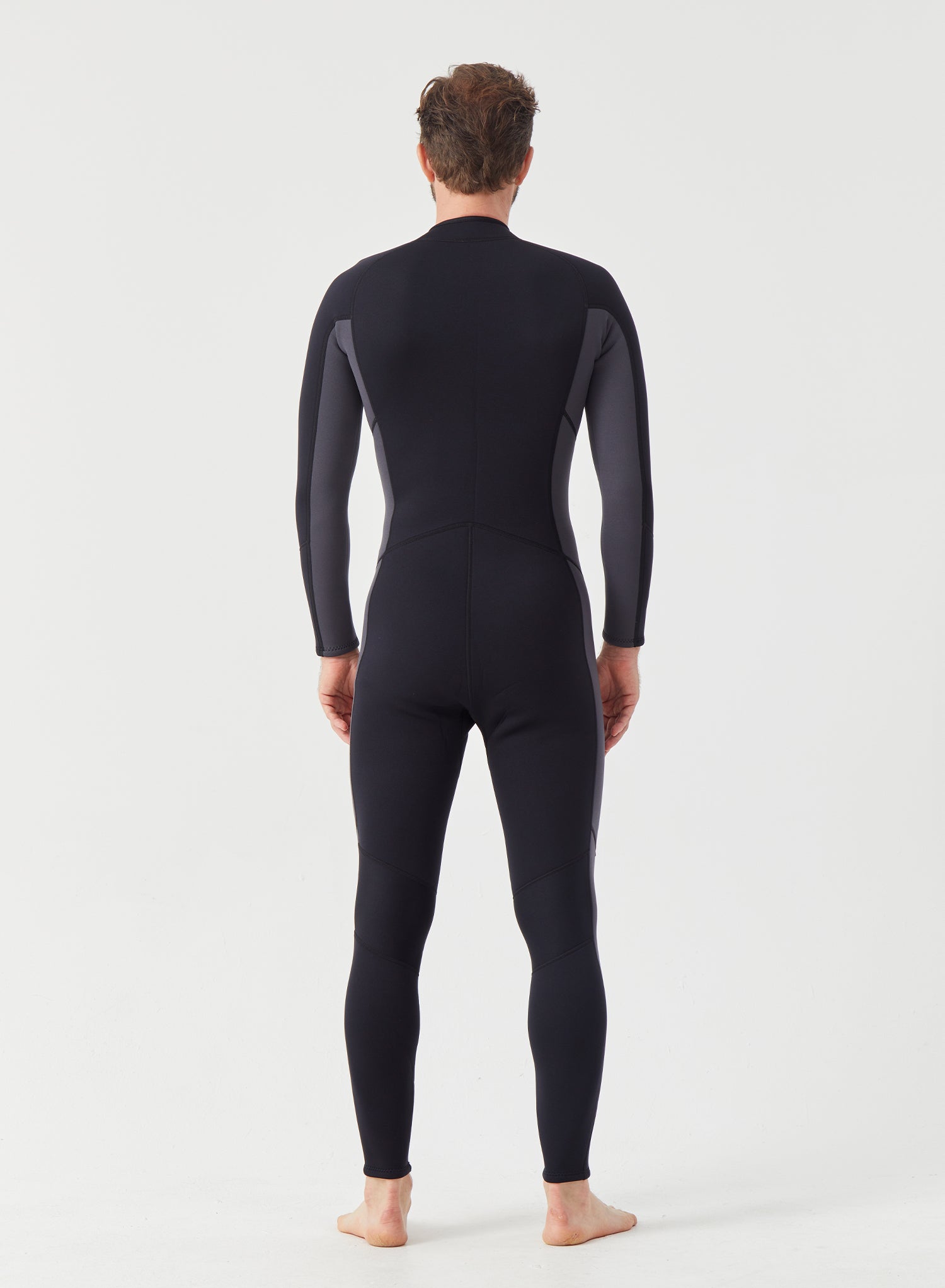 Men Wetsuit 3/2mm Neoprene Full Suit Grey | OEM Custom