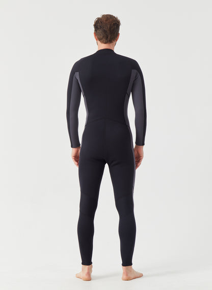 Men Wetsuit 3/2mm Neoprene Full Suit Grey | OEM Custom